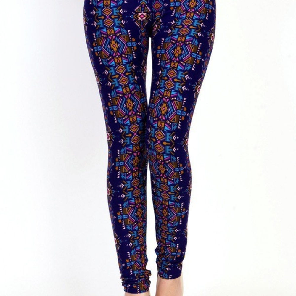Ethnic Blue/Purple leggings